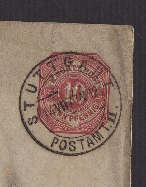 Germany 1877 postal card