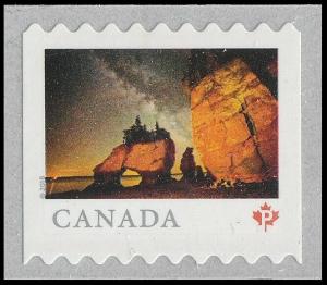 Canada 3058 Far & Wide Hopewell Rocks P single (from coil of 5000) MNH 2018