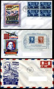 100th Anniversary of the First Postage Stamp Covers