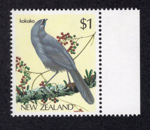 New Zealand 1985-89 $1 Bird, Scott 768 MNH, value = $1.00