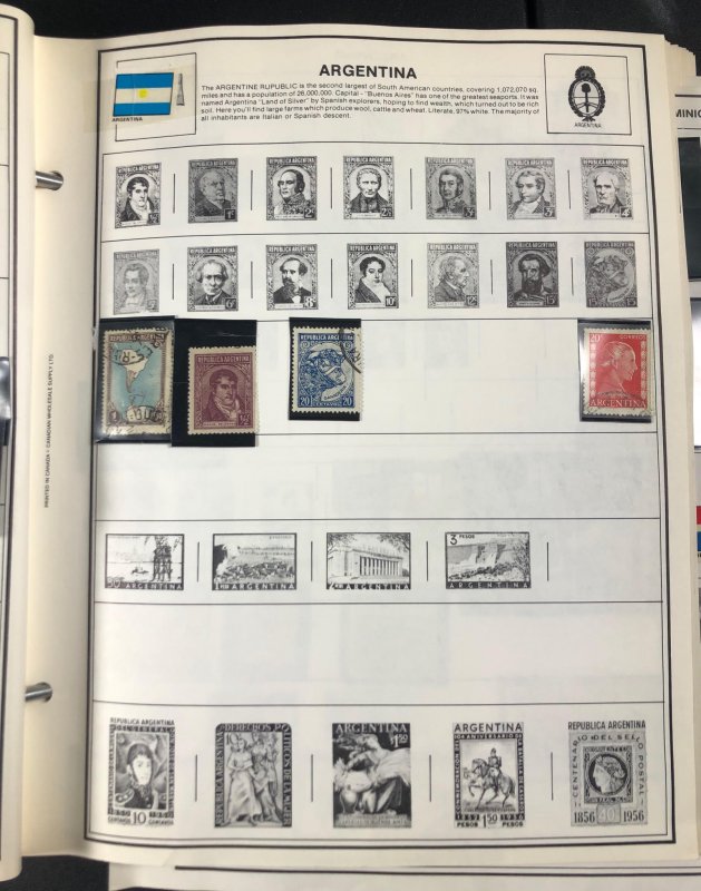 WW, BRITISH COLONIES, 100s of Stamps mounted in an album & in others