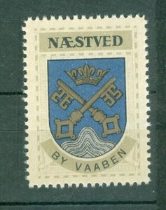 Denmark. 1940/42 Poster Stamp.MNG Coats Of Arms: District: Naestved. Crown,Keys