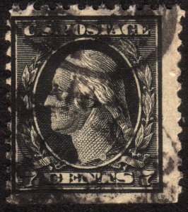 1917, US 7c, Washington, Used, Sc 507