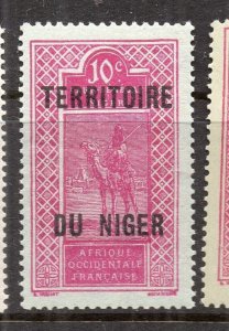 French Niger 1921 Early Issue Fine Mint Hinged 10c. Optd NW-231111