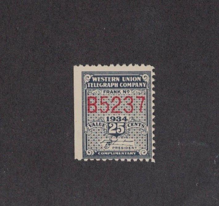 Scott 16T86 - Telegraph Stamp. Single. MNH. OG.   #02 16T86