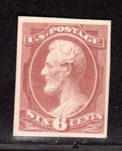 $US Sc#159P4 Mint/VF-XF, Plate Proof on card, Cv. $300