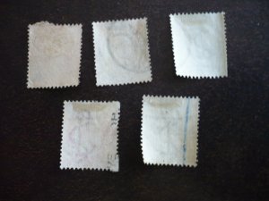 Stamps - Cape of Good Hope - Scott# 64,65,68-70 - Used Partial Set of 5 Stamps