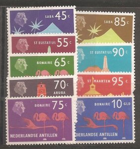 Netherlands Antilles SC 340-8 Mint, Never Hinged