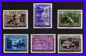 1957 - 1961 - Ecuador - Scott n 684 / 686 + C 389 / C 391 - MNH - EC- 215
