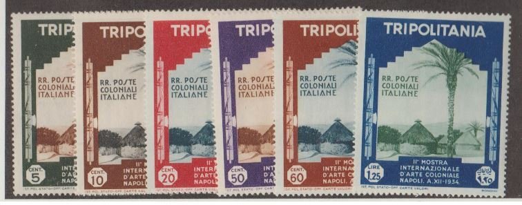 Tripolitania Scott #73-78 Stamps - Mint Set