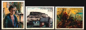 Faroe Islands Scott # 127 - 129 Unused NH