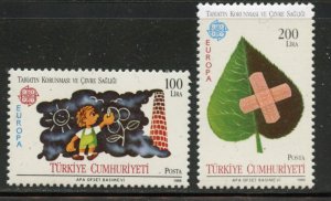Turkey # 2345-6, Mint Never Hinge. CV $ 29.50