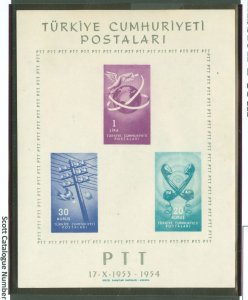 Turkey #1137 Mint (NH) Souvenir Sheet
