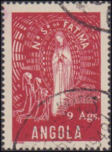 Angola #318, Incomplete Set, High Value, 1948, Used