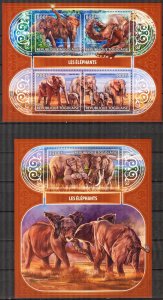 Togo 2017 Elephants sheet + S/S MNH