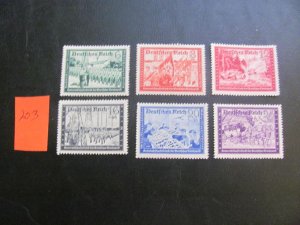 Germany 1941  MNH MI. 773-778 XF 60 EUROS (203) NEW COLLECTION