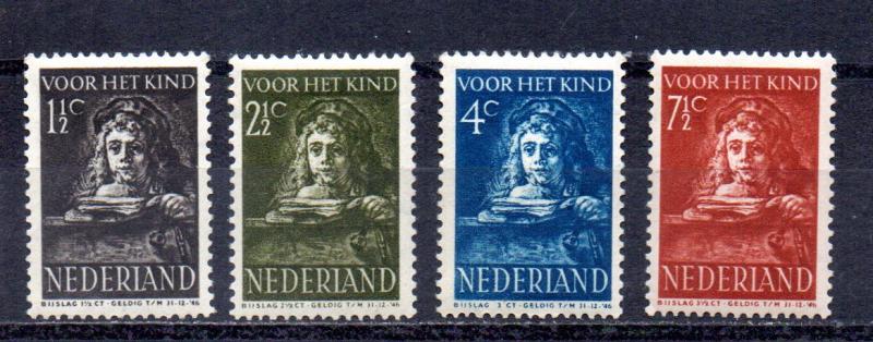 Netherlands B139-B141,B143 MNH