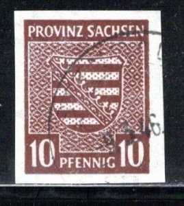 DDR under russian occupation Scott # 13N6a, used, var. wmk