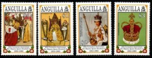 ANGUILLA SG917/20 1993 40TH ANNIV OF CORRONATION MNH