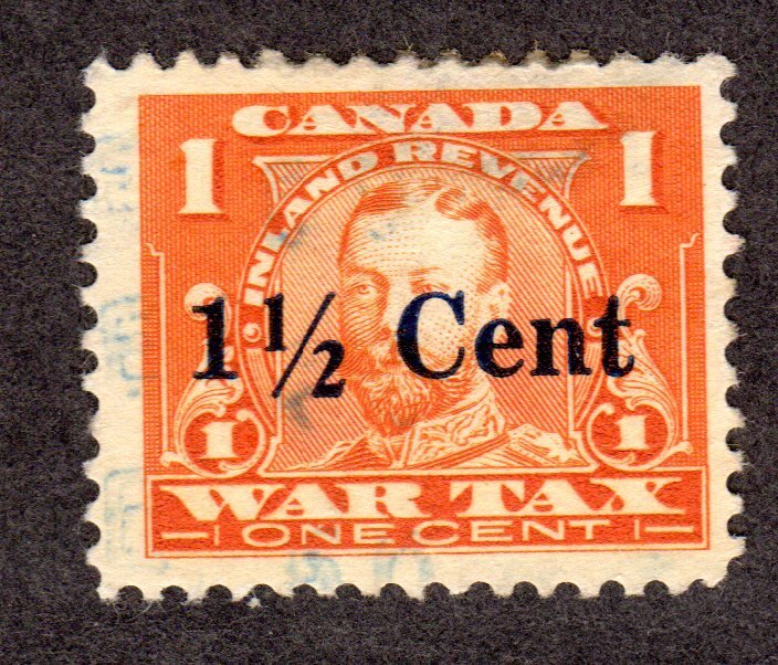 CANADA  Revenue Stamp  Excise Tax  # FX32  used  Lot 200546 -01