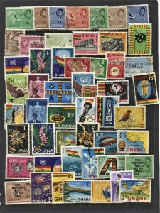 STAMP STATION PERTH Ghana #52 Mint / Used Selection - Unchecked