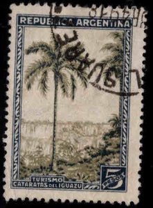 Argentina Scott 448 used Palm tree stamp