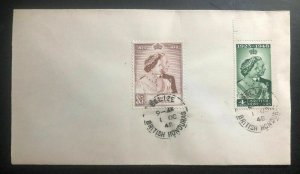 1948 Belize British Honduras Cover FDC Royal Silver Weeding King George VI