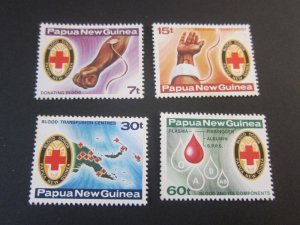 Papua New Guinea 1980 Sc 521-24 set MNG