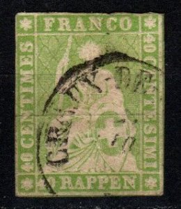 Switzerland #29 F-VF Used CV $110.00 (X3549)