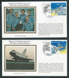Space Cover Shuttle 14th Flight Discovery 51A Launch and ...