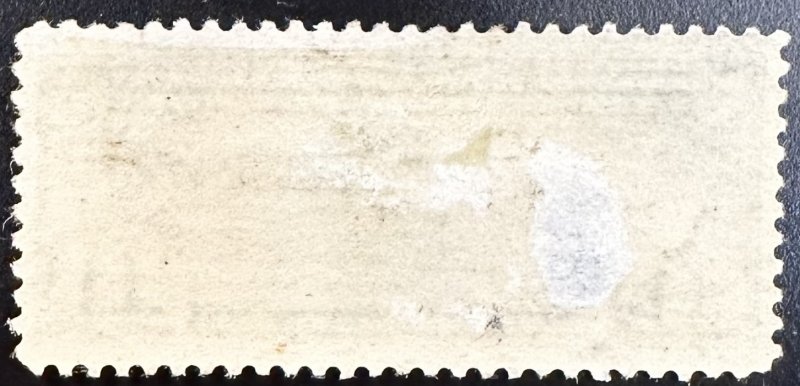 US #C10 MH VF 10c Lindbergh Airmail (Thin Spot Fault) 1927 [B2.7.1]