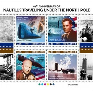 2024/02 - SIERRA LEONE  - NAUTILUS SUBMARINE       1V    MNH **