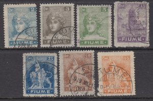 ITALY - Fiume Paper Type B - Sassone n.32-34+36+38+40