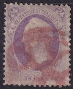 #153 Used, VF, Red cancel (CV $210 - ID35127) - Joseph Luft