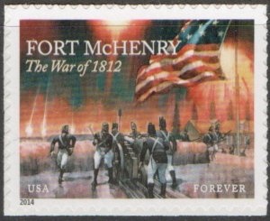 USA Sc. 4921 (49c) Fort McHenry 2014 MNH