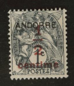 Andorre (French) Andorra Scott P1 MH* 1931 Newspaper stamp