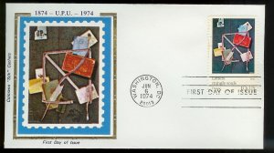 UNITED STATES FDC 10¢ UPU Centenary 1974 Colorano
