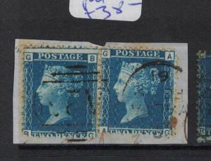 Malta GB Used Abroad SG Z34 Plate 9 Pair VFU (4drs)