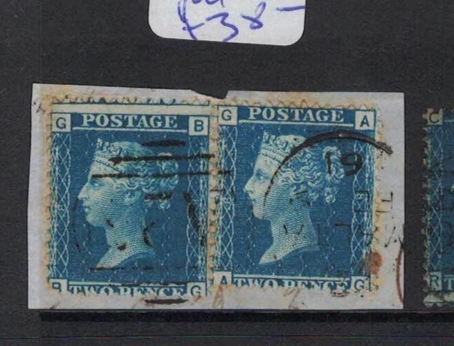 Malta GB Used Abroad SG Z34 Plate 9 Pair VFU (4drs)