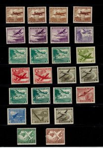 Chile MNH  MH airmails