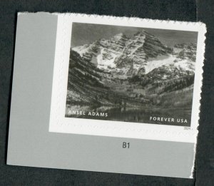 5854m Ansel Adams MNH Plate number single - PNS