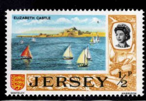 Jersey Scott 34 MNH** Sailboat stamp