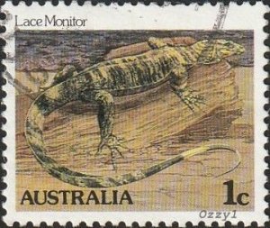 Australia #784 1983 1c Lace Monitor Lizard  USED-Fine-NH.