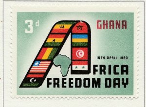 1960 GHANA 3d MH* Stamp A4P42F40176-