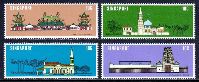 Singapore - Scott #299-302 - MH - SCV $2.80