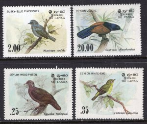 Sri Lanka 691-694 Birds MNH VF