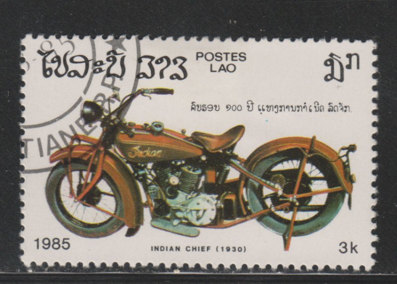 Laos 623 Motorcycle 1985