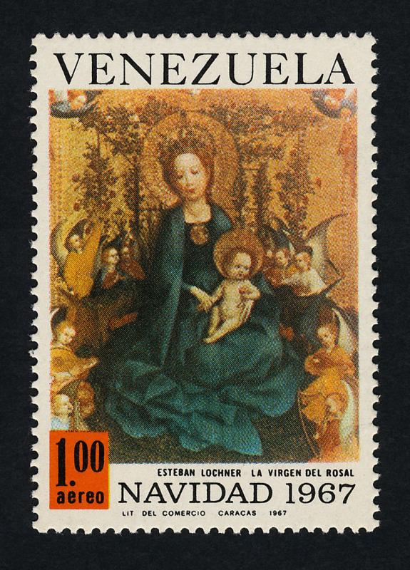 Venezuela C976 MNH Christmas, Madonna with the Rosebush