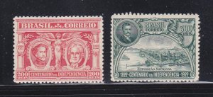 Brazil 261-262 MH Various