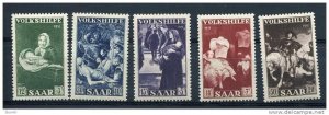 Germany /SAAR 1952 MI 309-3 MNH Volkshilfe Cv 65 euro